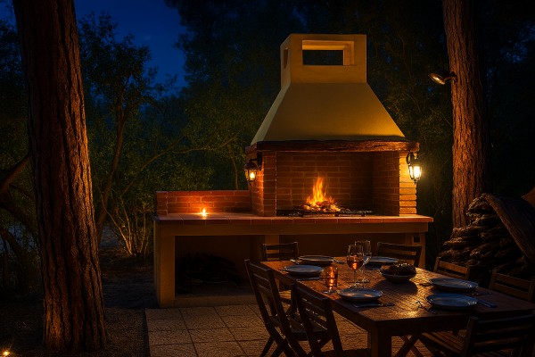 Vivere Villa Elga di sera: tra barbecue, stelle e chiacchiere in veranda